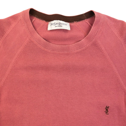 Vintage 2000s YSL Yves Saint Laurent Lightweight Jumper Size M | Medium, Pink