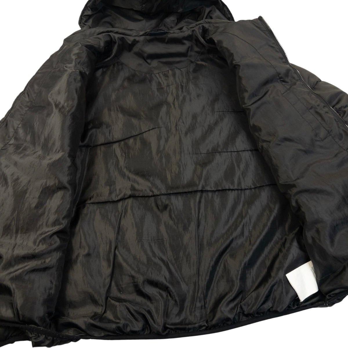Vintage Champion Zip Up Puffer Jacket Size XXL | XXL, Black