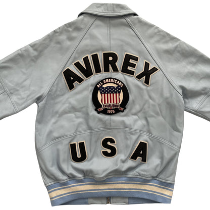 Avirex Icon Leather Varsity Jacket - M