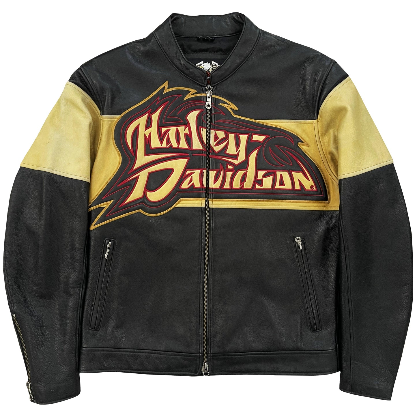 Harley Davidson Leather Racer Jacket - Known Source