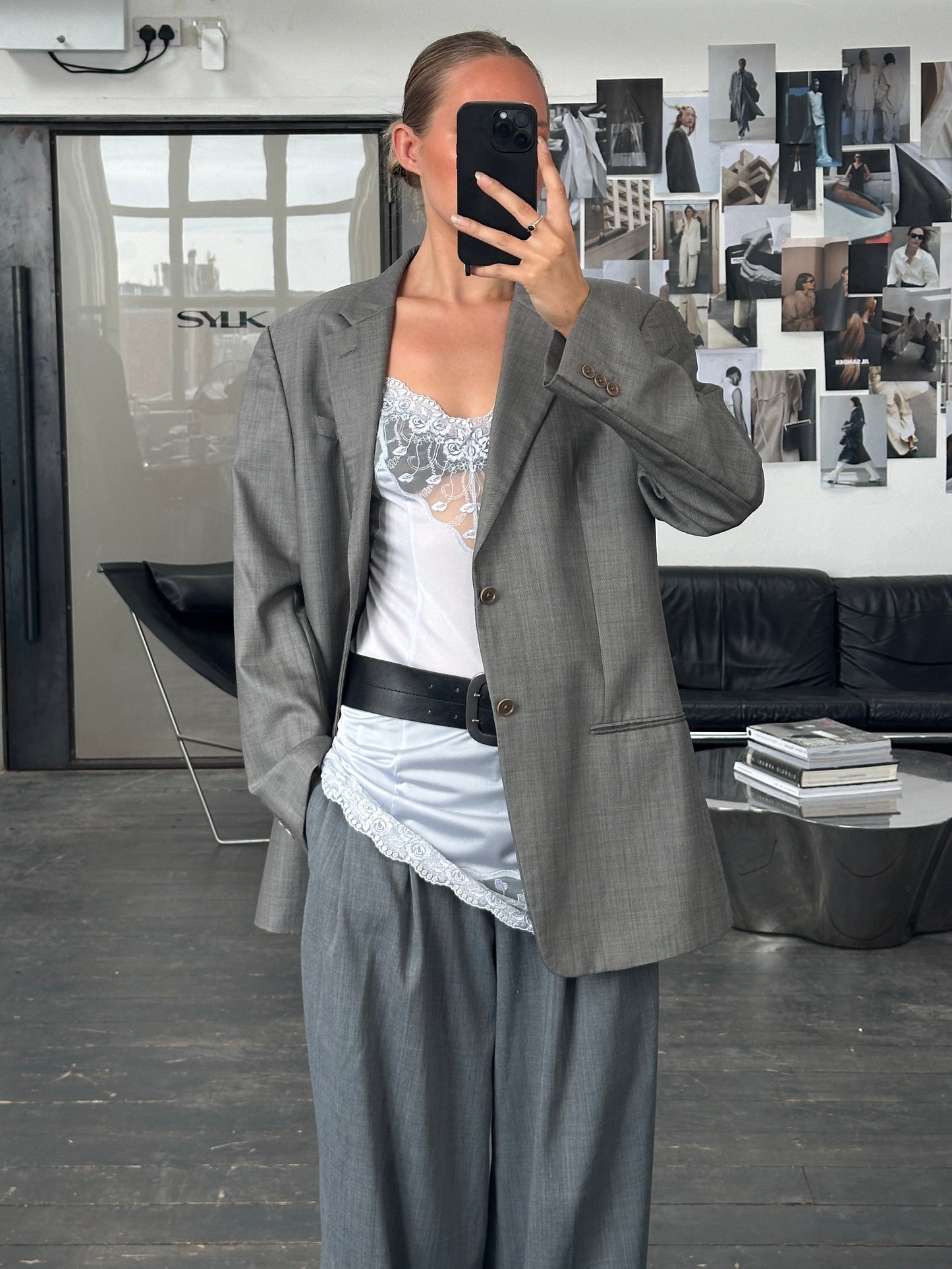 Armani Collezioni 2000s Pure Wool Single Breasted Blazer - 42L/XL