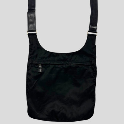 Prada Milano 00’s Nylon 3D Multipocket Crossbody Bag | O/S, Black