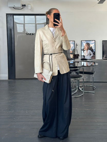 Gianni Versace 1990s Leather Jacket - S