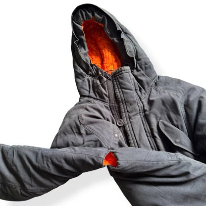 2000's Maharishi Asymmetric Zip Padded Parka (L) | Large, Camo