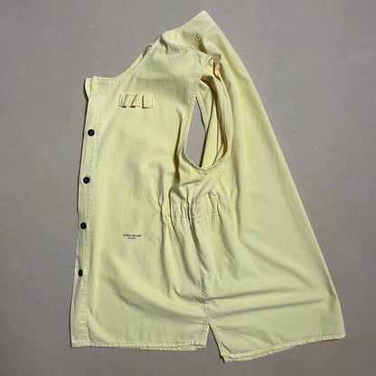 S/S 1995 Light Yellow Marina Spell Out Carpenters Vest