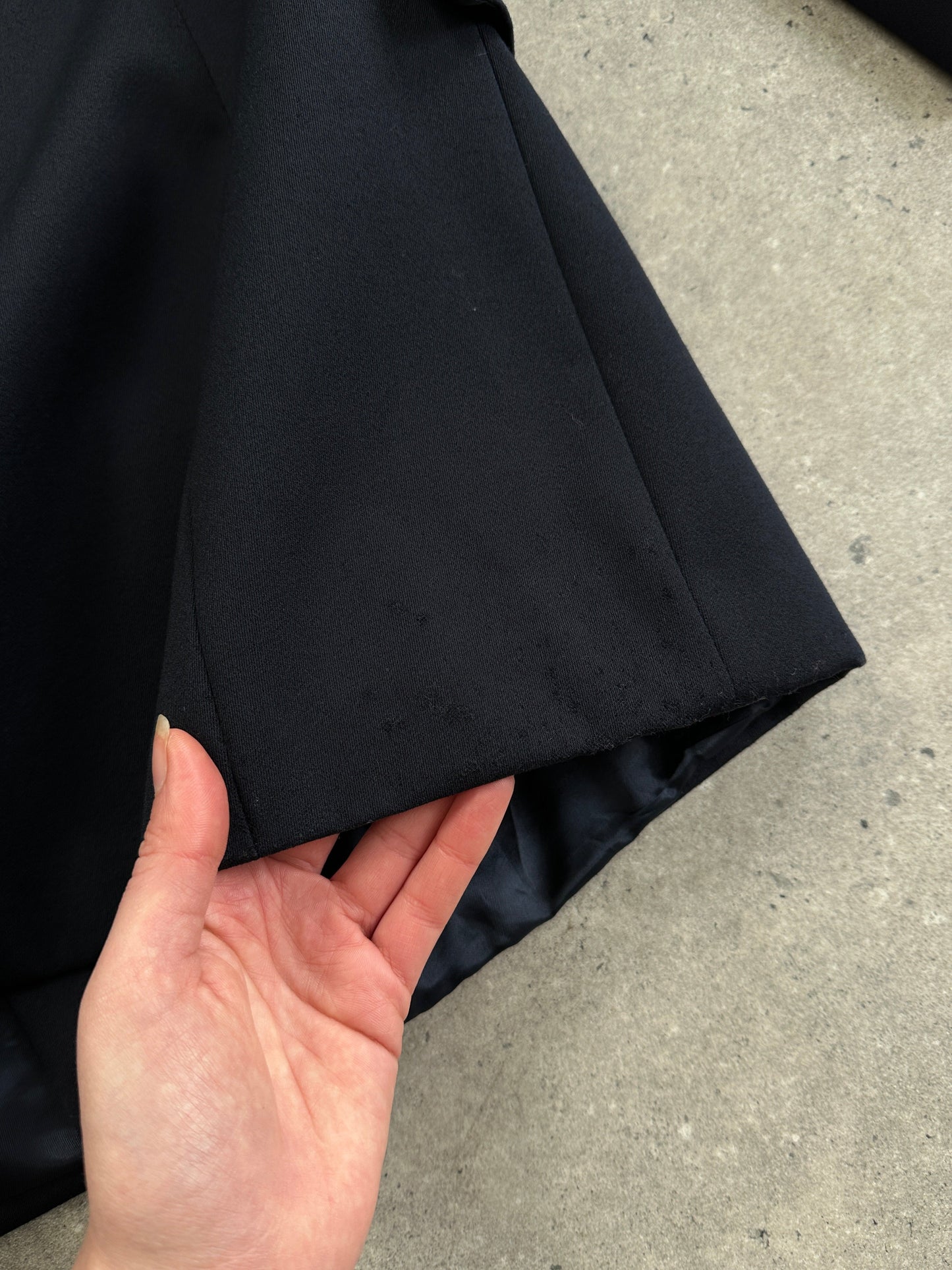 Vintage Bespoke Button Wool Double Breasted Blazer - 42L/L