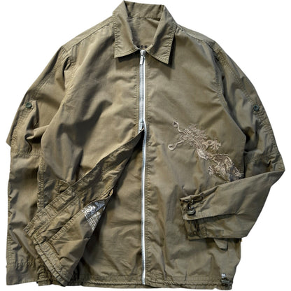 Maharishi 00’s Embroidered Dragon Utility Jacket L | Large, Multicoloured