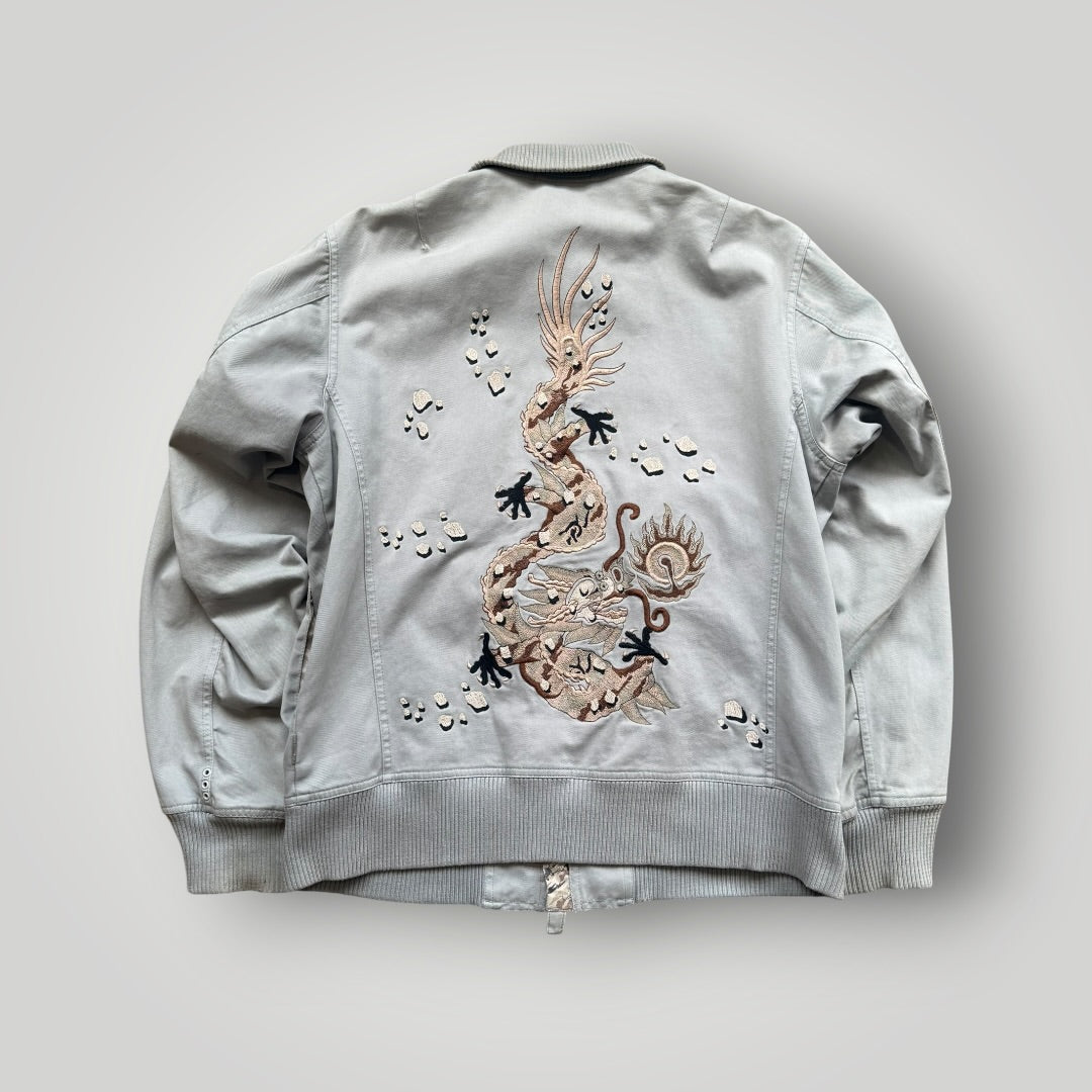 2000's Maharishi Embroidered Bomber Jacket L | O/S, Camo