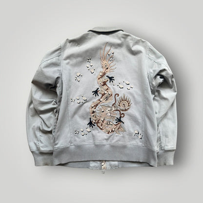 2000's Maharishi Embroidered Bomber Jacket L | O/S, Camo