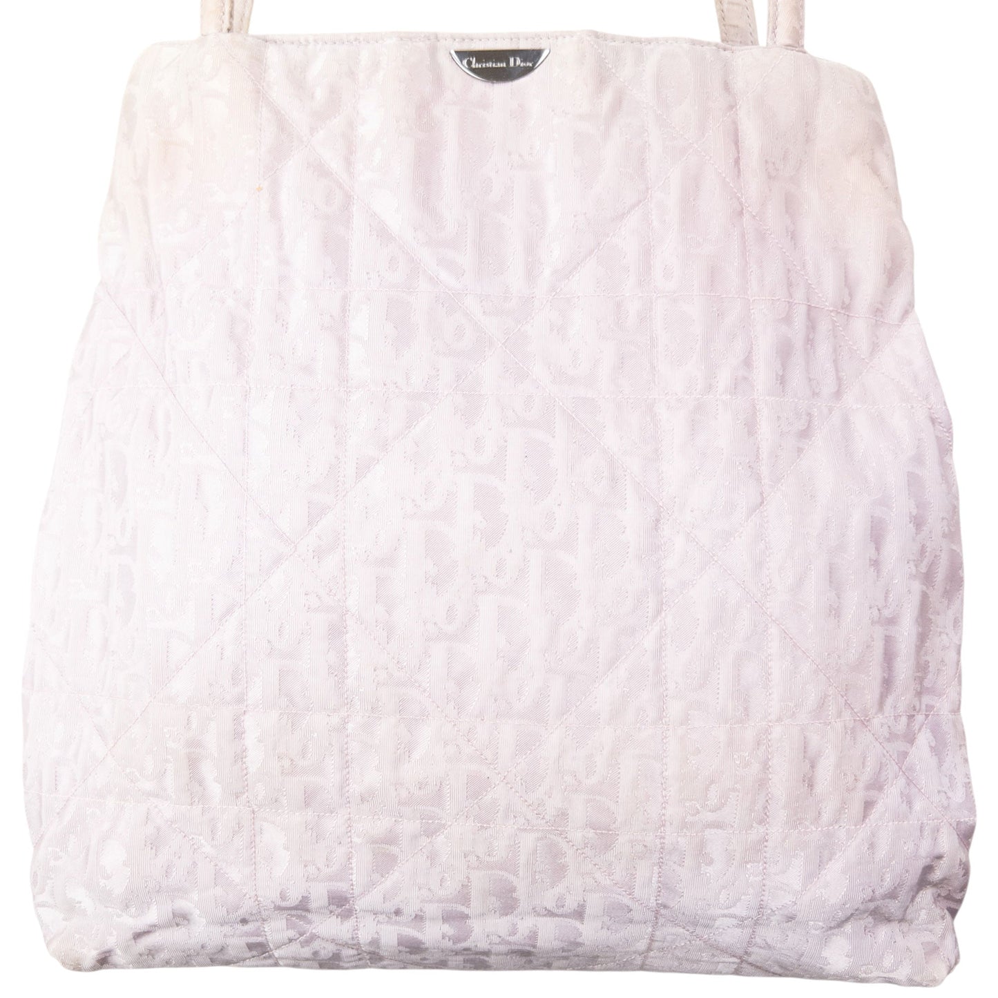 Vintage 2000s Dior Monogram Shoulder Bag | O/S, Pink