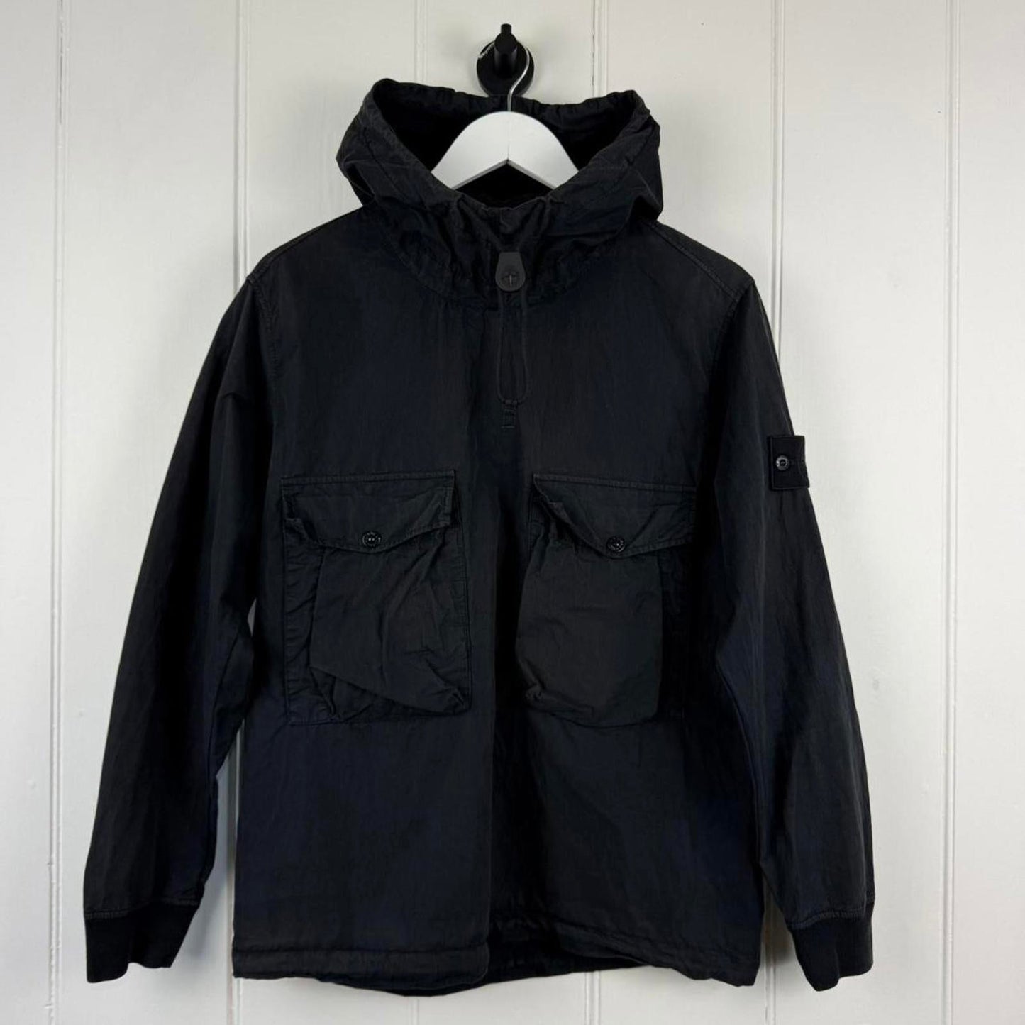 Stone Island Ghost Smock Pullover Black (S) | Small, Black