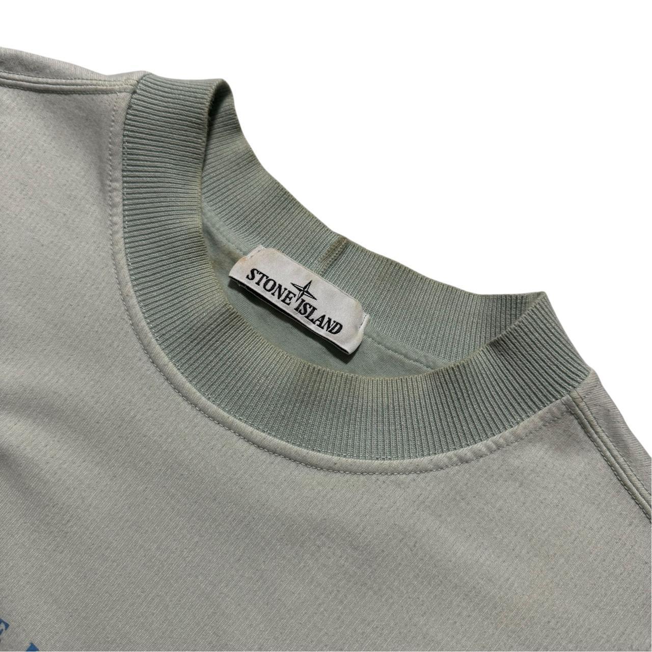 Stone Island Marina Reflective Pullover Crewneck | XL, Light Grey