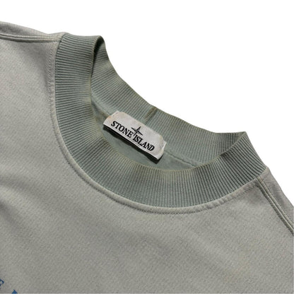 Stone Island Marina Reflective Pullover Crewneck | XL, Light Grey