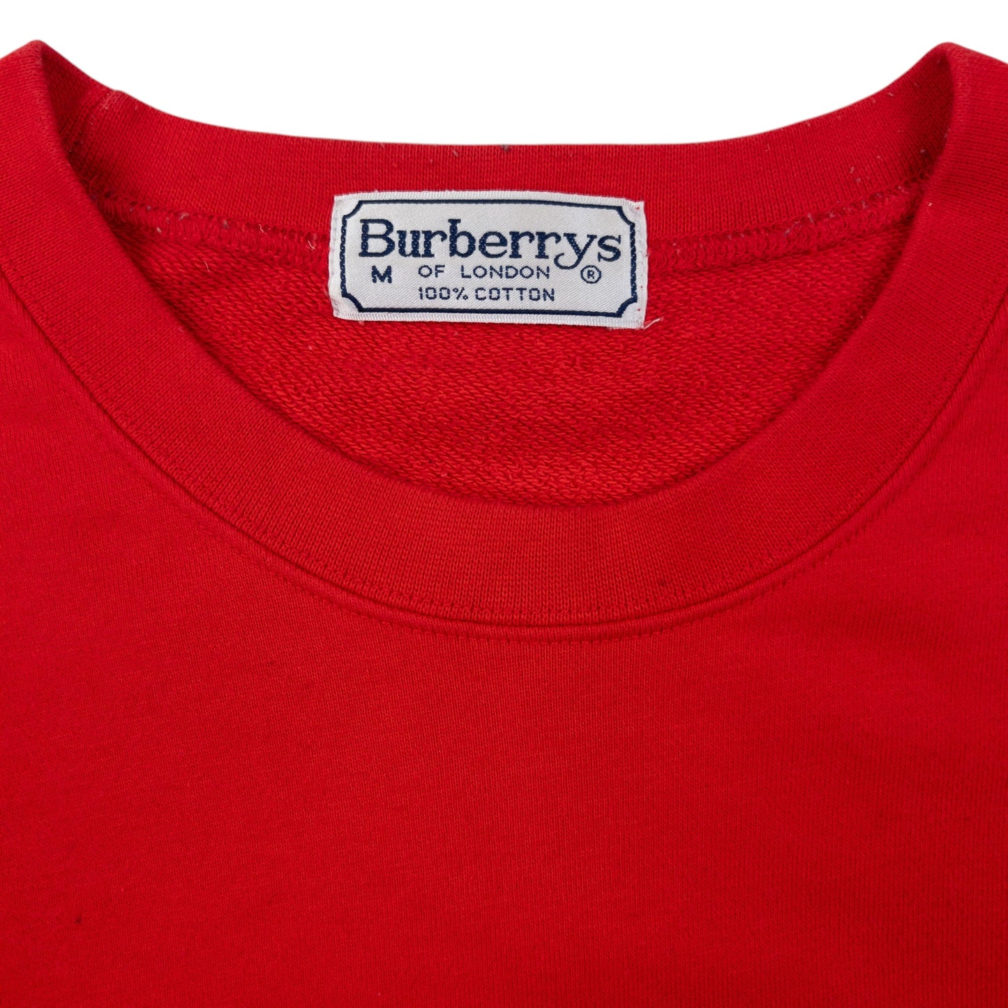 Vintage Burberry Crest Embroidered Sweatshirt Size M