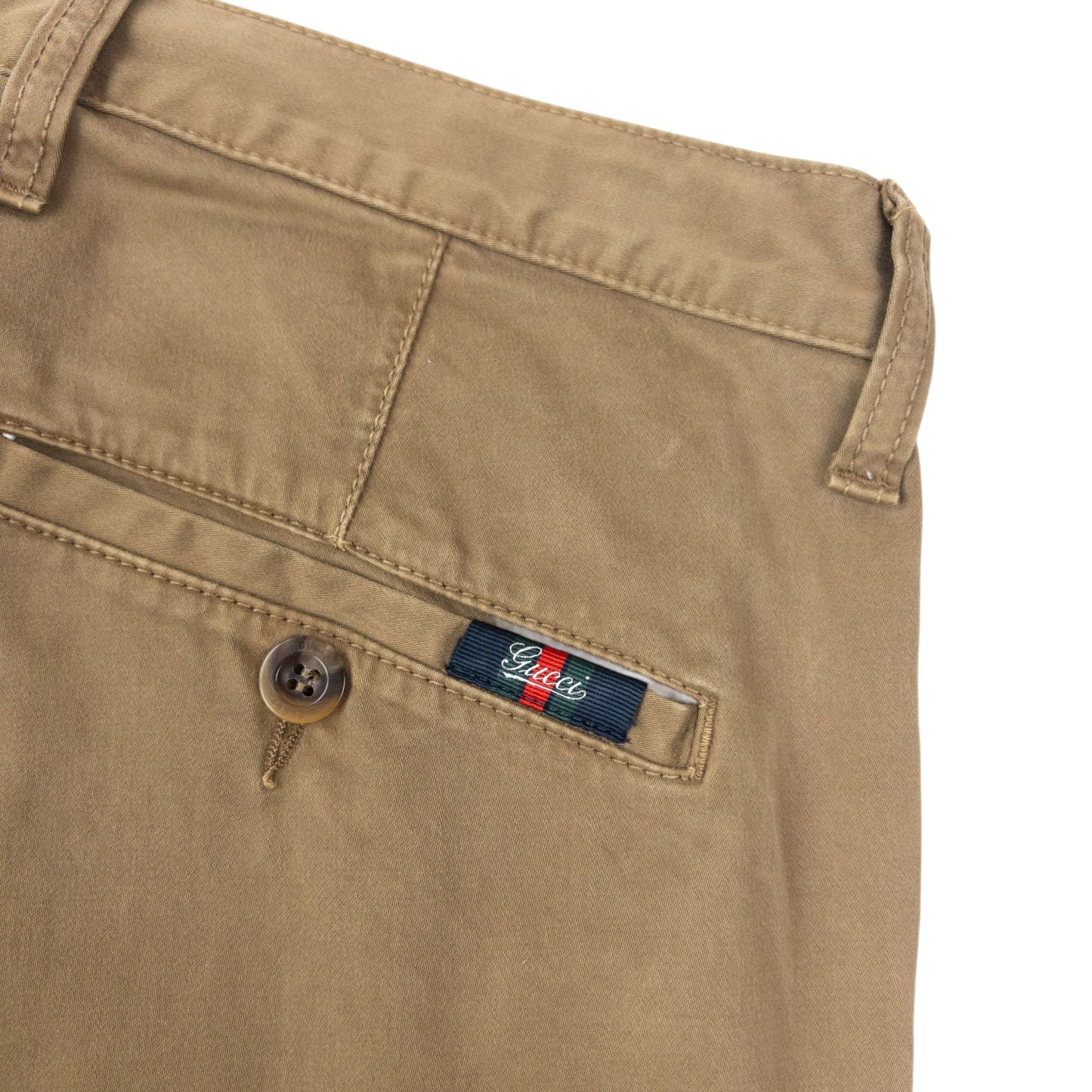 Vintage 2000s Gucci Chino Trousers Size W31 | W31, Beige