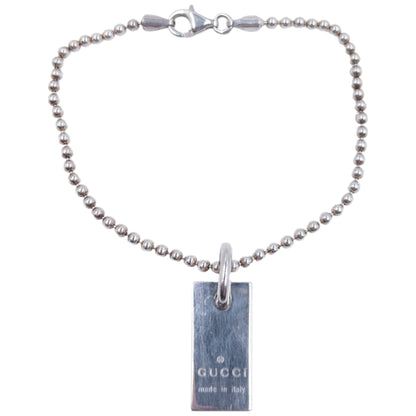 Vintage 2000s Gucci Silver Pendent Anklet