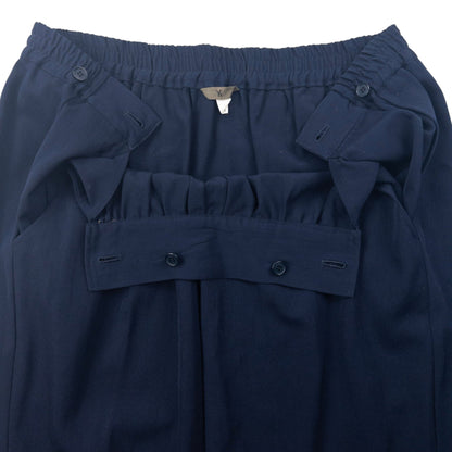 Vintage 90s Yohji Yamamoto Pleated Skirt Womens Size L