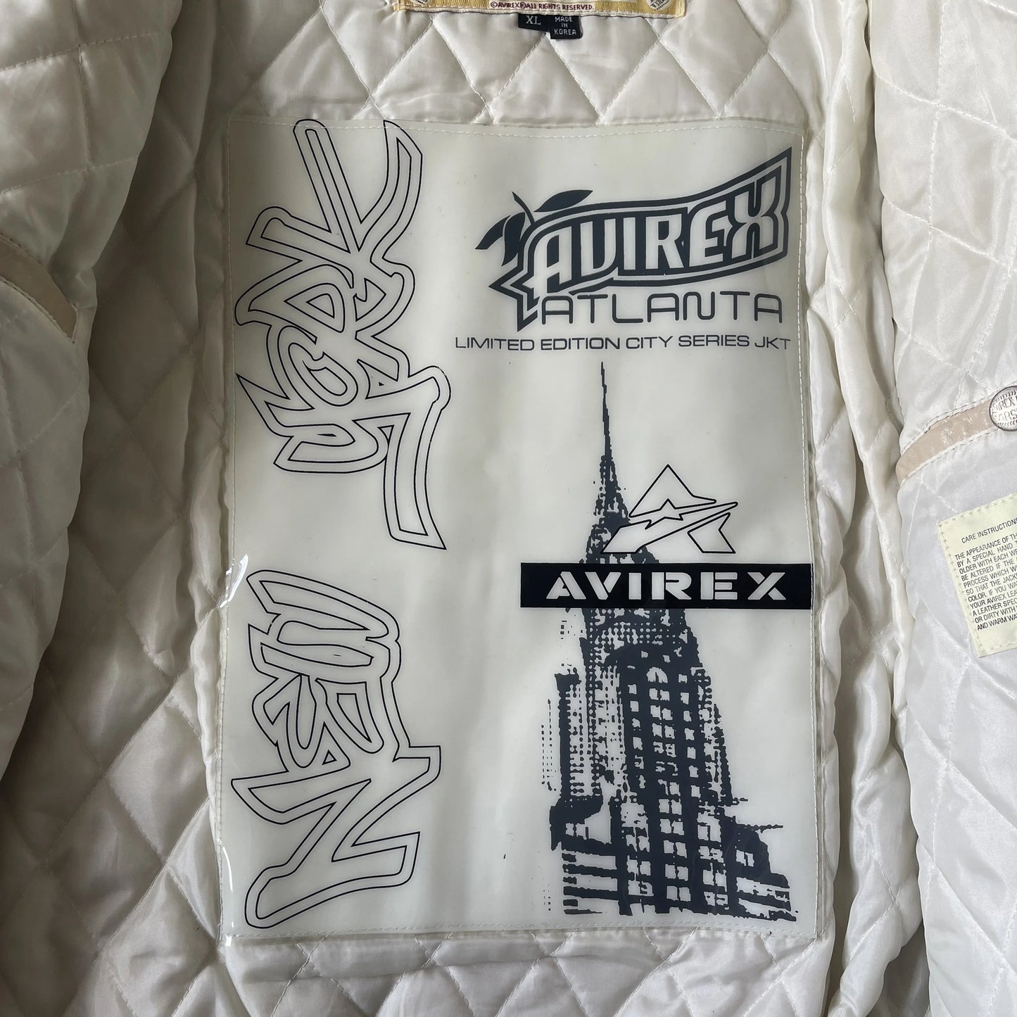 Avirex Leather Varsity Jacket - XL
