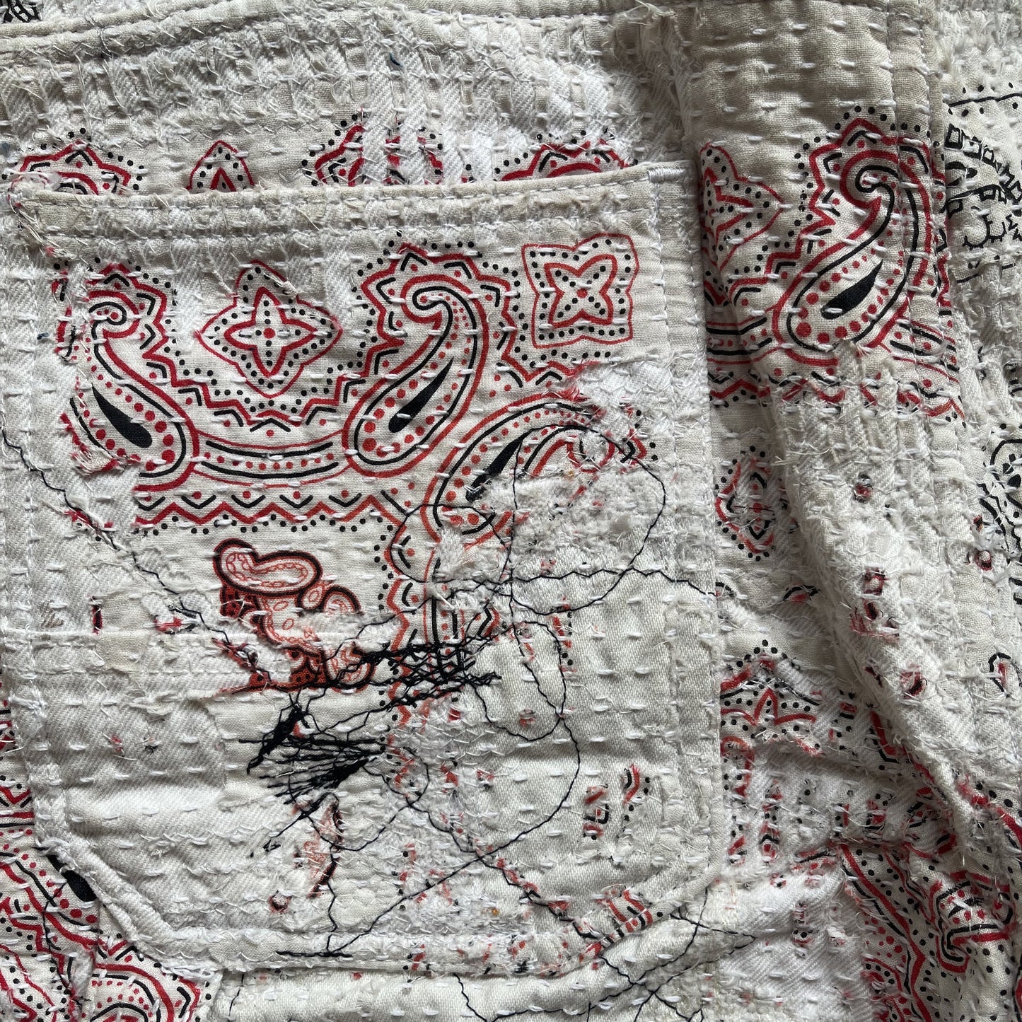 Boro Bandana Sashiko Distressed Jeans - W31"