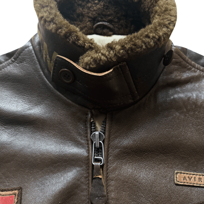 Avirex 1987 Top Gun Russian G-1 Flight Jacket - S / M | S/M, Brown