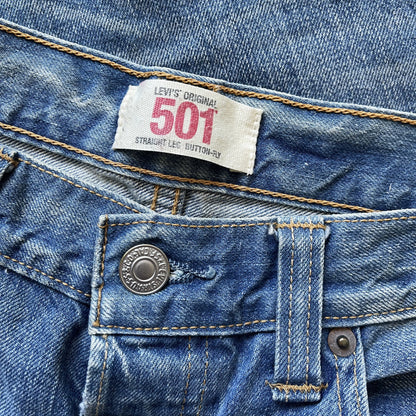 Levi's Boro Distressed Sashiko Stitch Jeans - W32"