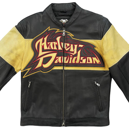 Harley Davidson Leather Racer Jacket - Known Source