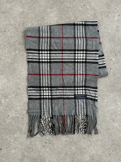 Burberry 1990s Pure Lambswool Nova Check Scarf