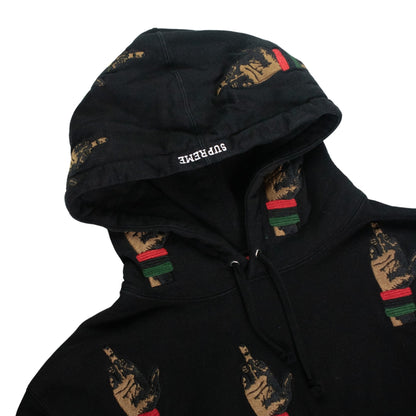 SUPREME X DEAD PREZ RBG MIDDLE FINGER HOODIE