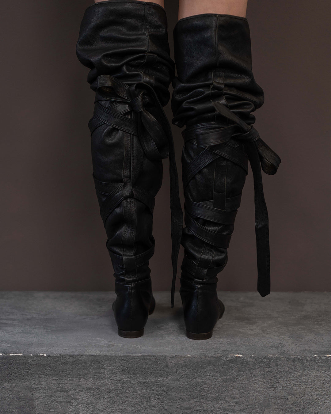 CHLOE F/W 2009 KNEE HIGH BOOTS (EU 36.5) | DEFAULT TITLE, Black