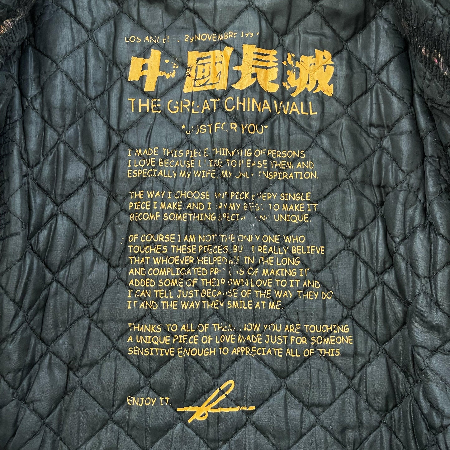 The Great China Wall 'Motor City' Leather Biker Jacket - Known Source