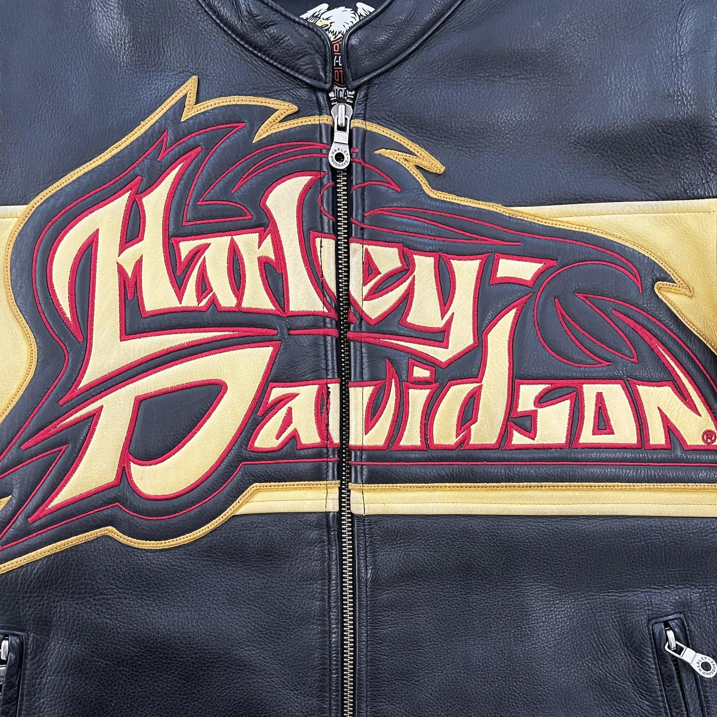 Harley Davidson Leather Racer Jacket - Known Source