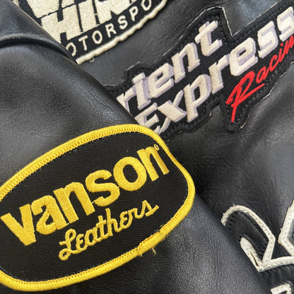 Vanson Leathers x Yellow Corn Motorcycle Racer Jacket - L