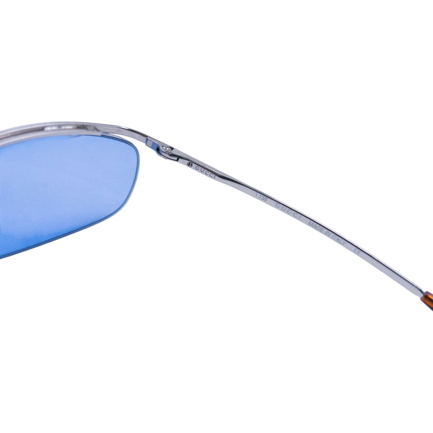 Vintage 2000s Gucci Rimless Sunglasses | O/S, Blue