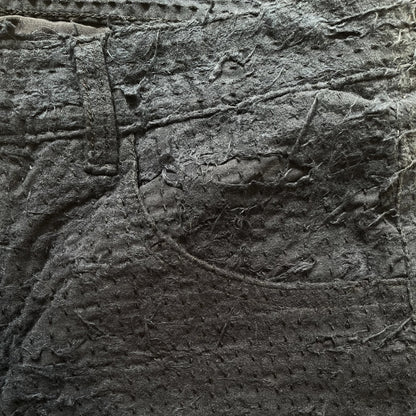 Boro Sashiko Black Distressed Jeans - W34"