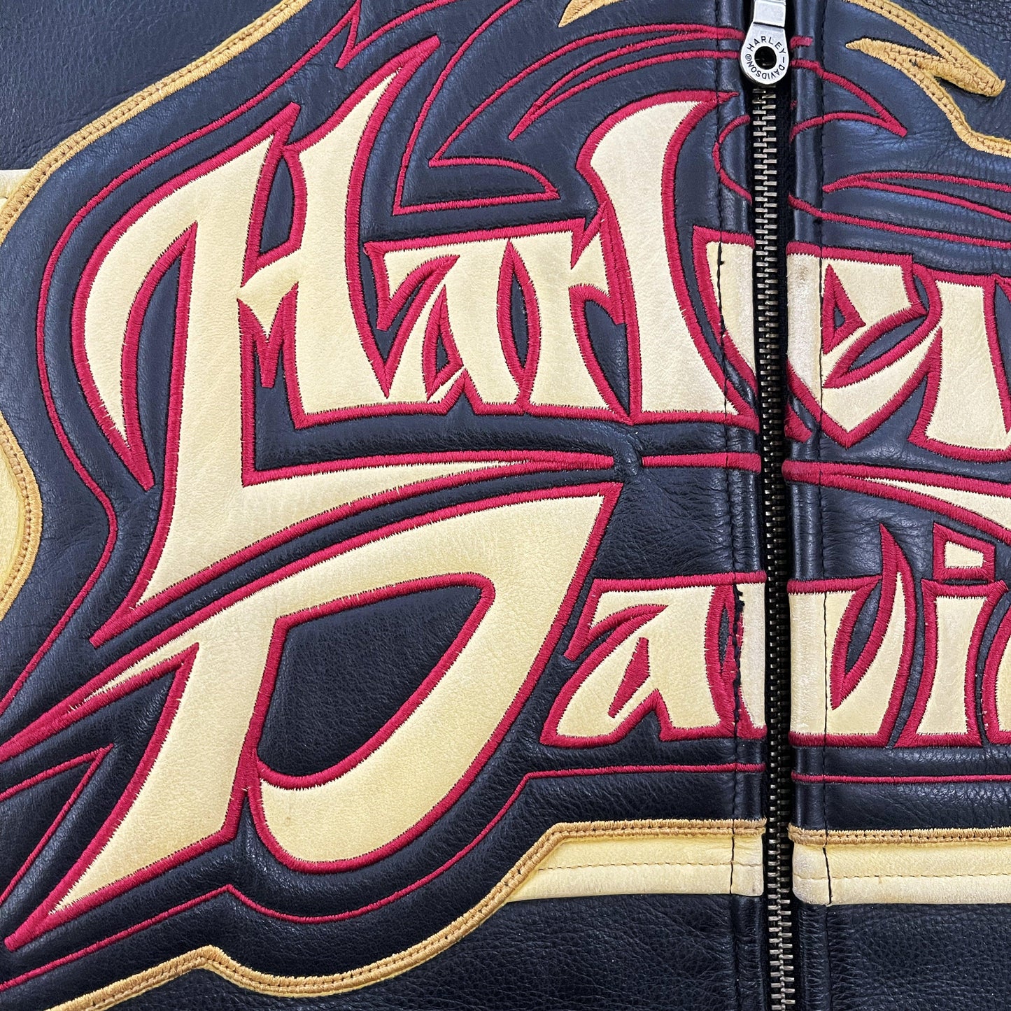 Harley Davidson Leather Racer Jacket - Known Source