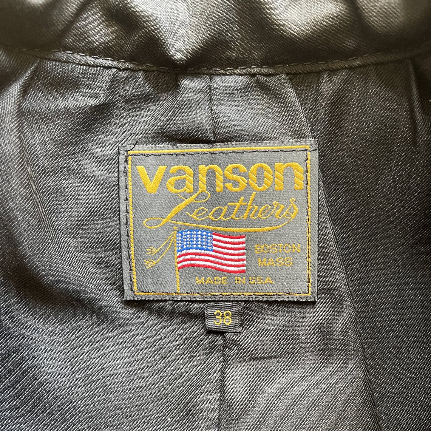 Vanson Leathers Motorcycle Jacket - S