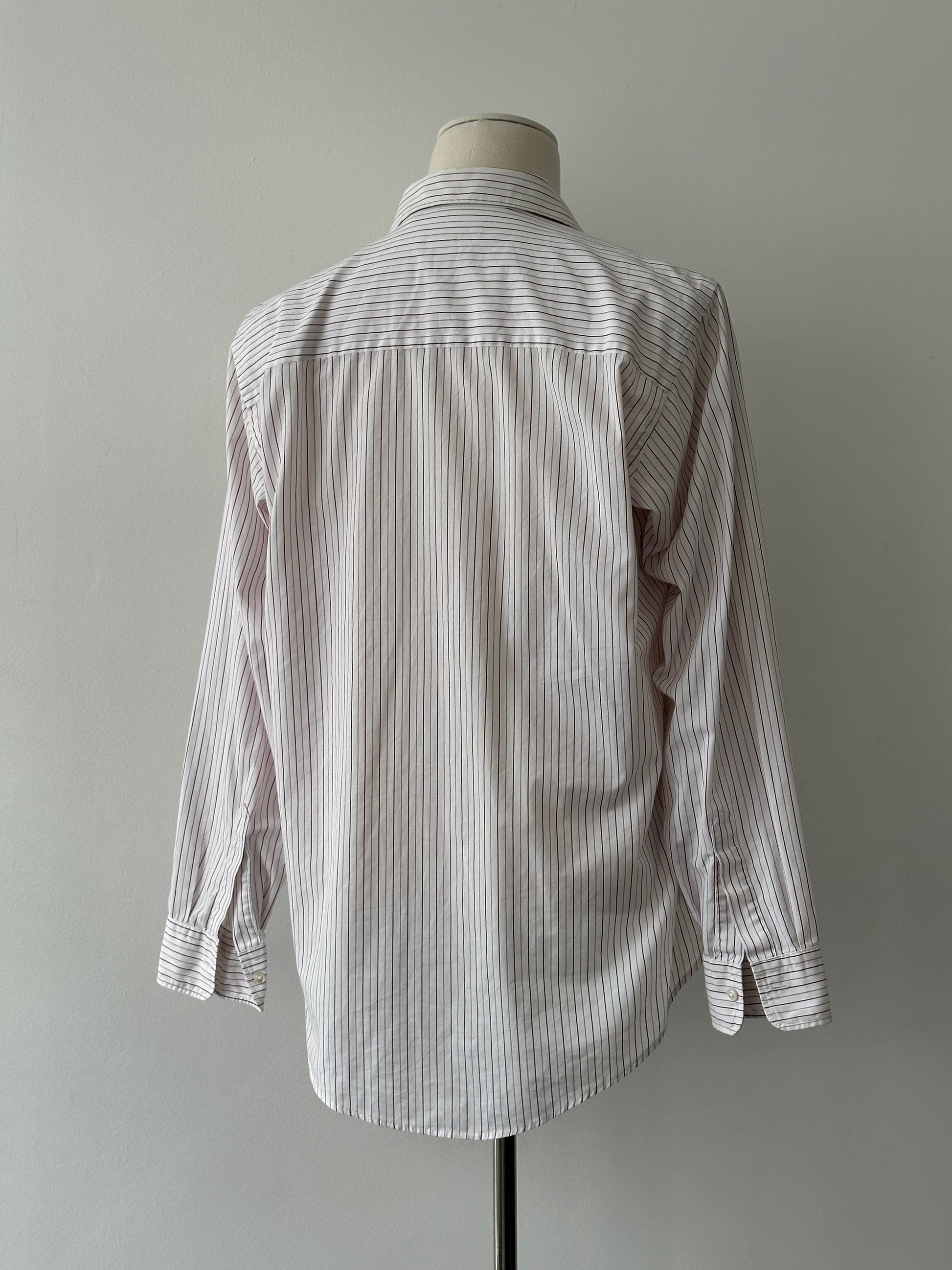 Christian Dior 1990s Cotton Striped Shirt - M