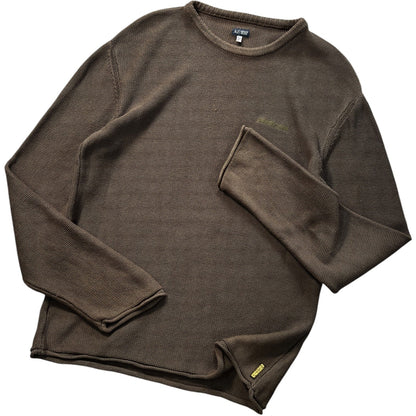 Armani Jeans 00’s Heavy Cotton Knit Jumper XL | XL, Multicoloured
