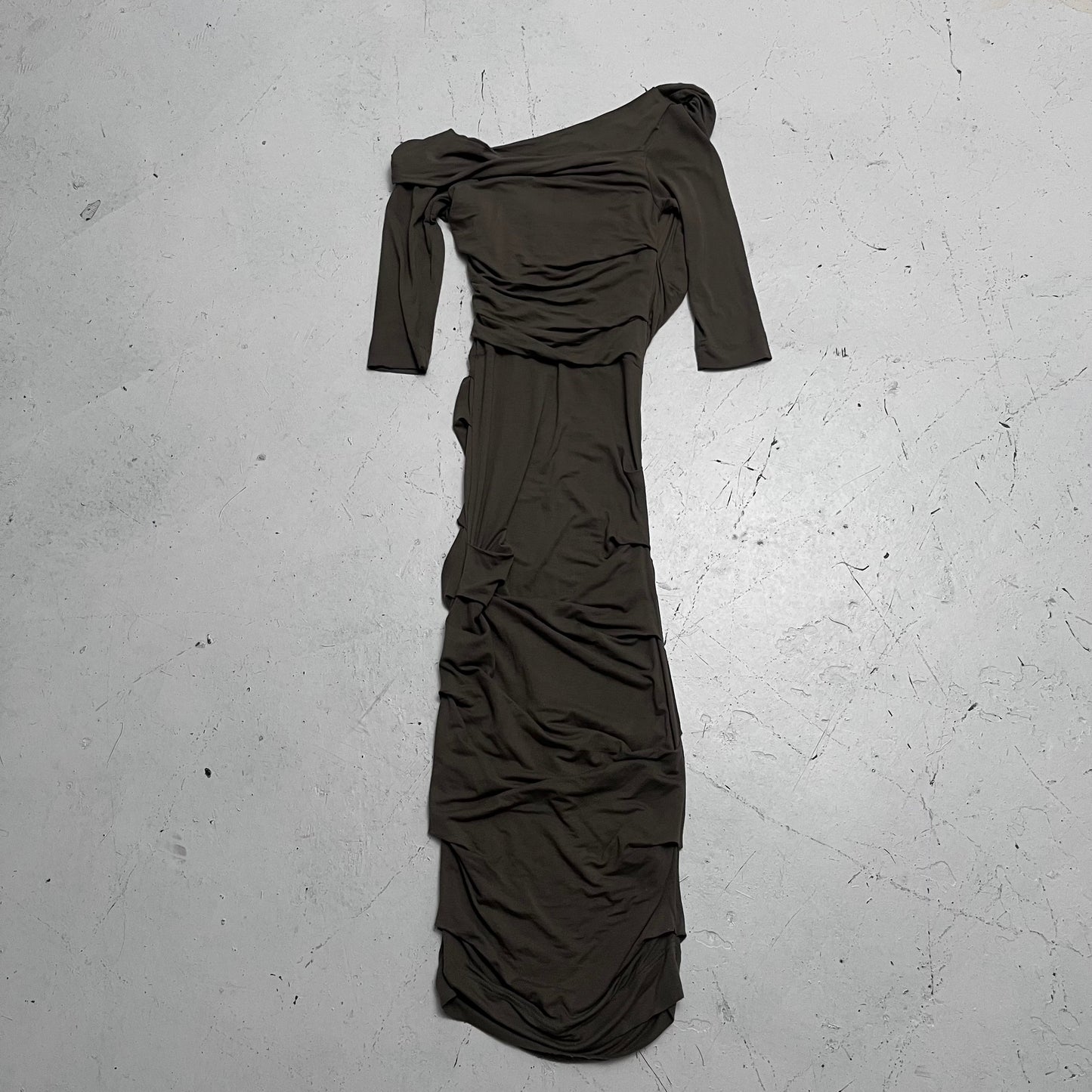 2000s vivienne westwood anglomania dress | Green, Olive Green