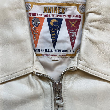 Avirex Icon Leather Varsity Jacket - M / L
