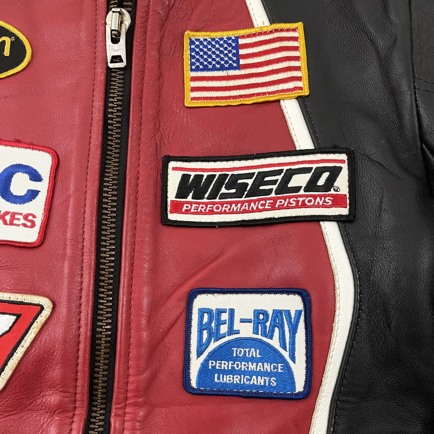 Vanson Leathers Motorcycle Racing Team Jacket - S