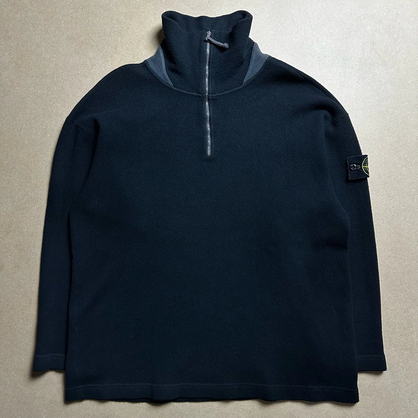 A/W1994 Black 1/4 Zip Fleece