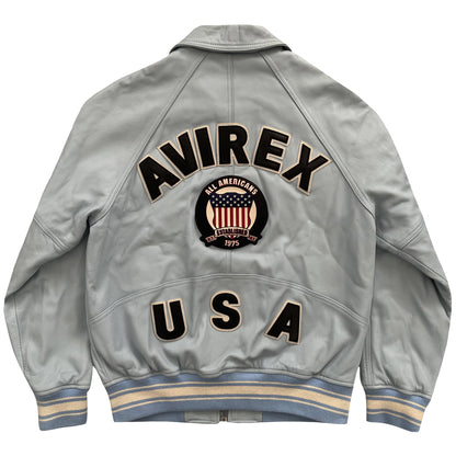 Avirex Icon Leather Varsity Jacket - M