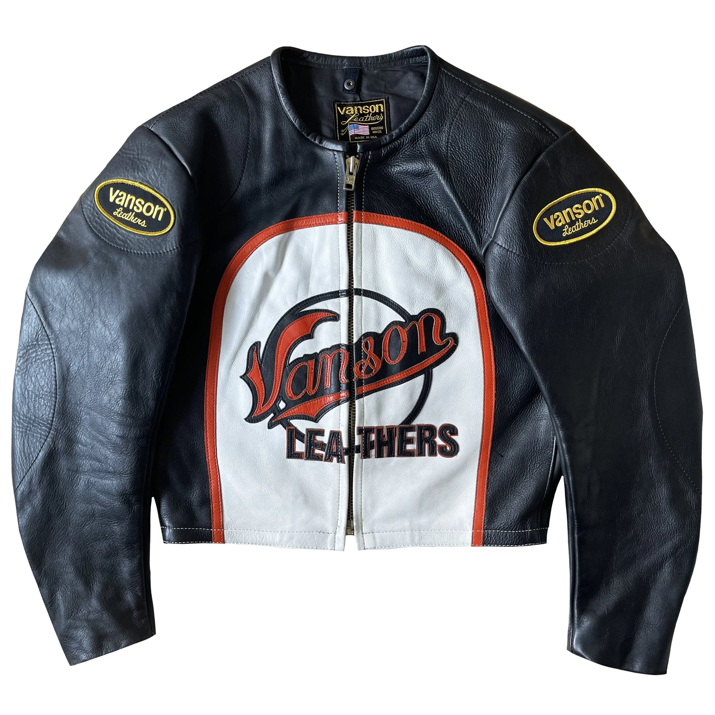 Vanson Leathers Bartel Motorcycle Racing Jacket - M