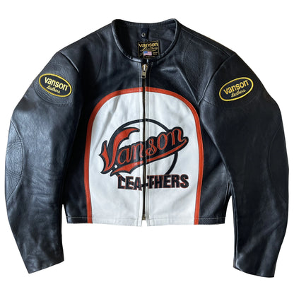Vanson Leathers Bartel Motorcycle Racing Jacket - M