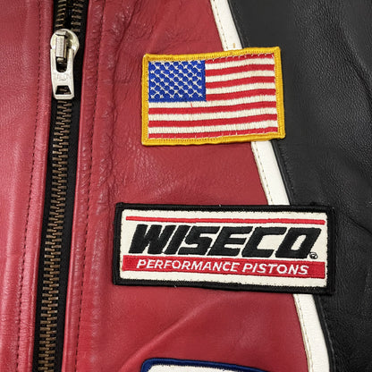 Vanson Leathers Motorcycle Racing Team Jacket - S