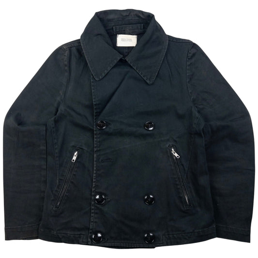 Vintage Cabane De Zucca By Issey Miyake Cropped Peacoat Womens Size S