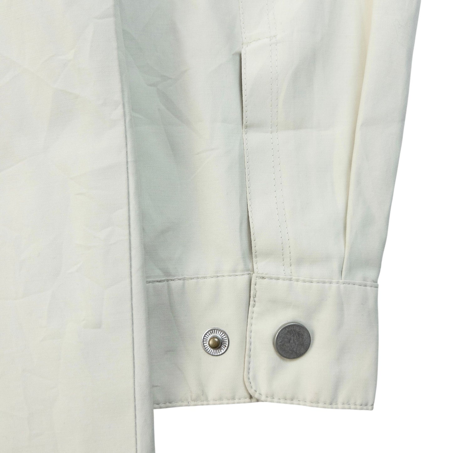 Vintage 90S YSL Yves Saint Laurent Harrington Jacket Size S | Small, Cream