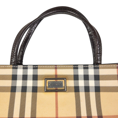 Vintage Burberry Nova Check Handbag