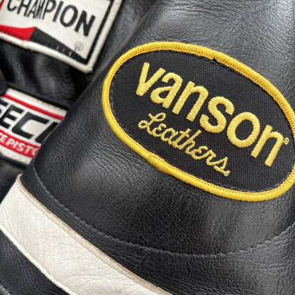 Vanson Leathers Genesis NYC Motorcycle Racer Jacket - M